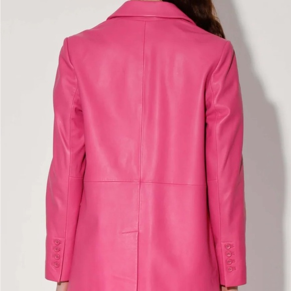 Pink Oversized Blazer Hip-Length - Picture 3 of 3